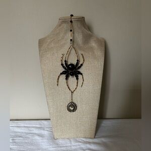 Handmade Window Porch Beaded Spider